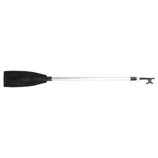 Aluminium paddle with telescopic boat hook