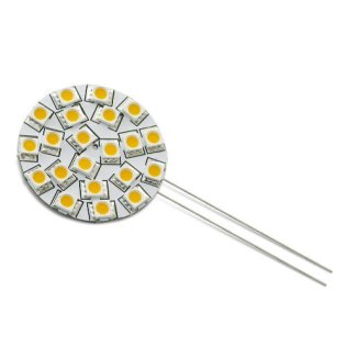 Ampoule G4 horizontale 8-35V 3W - 21 LED blanc chaud - ø35mm