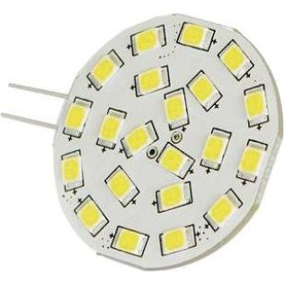 Ampoule G4 horizontale 8-35V 3W - 21 LED blanc froid - ø35mm