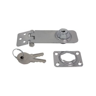 Fermeture avec serrure A2 30x98 mm