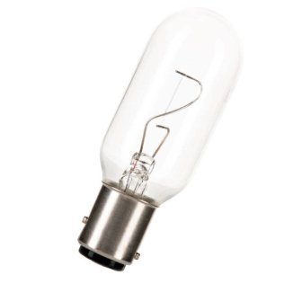 Ampoule 24V 10W BAY15D tube ø26x70mm