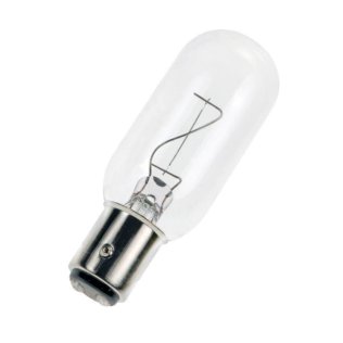 Ampoule 28V 25W BAY15D tube ø26x70mm