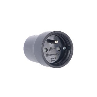 Fiche femelle 16A / 230V caoutchouc
