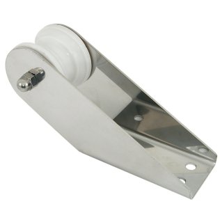 Stainless steel bow roller - 170x75mm