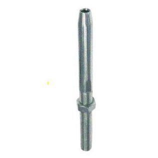 Terminaison filetée pas à gauche - M8xø4mm A4 - à sertir
