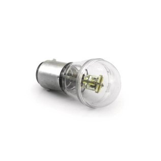 Ampoule BAY15D 8-35V 0,7W - 12+4 LED blanc chaud - ø51x25,5mm