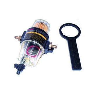 Petrol separator filter with ø8mm fittings <70hp