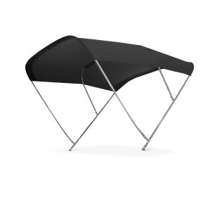 Bimini Biminox 3 arceaux inox 316L 215cm - noir