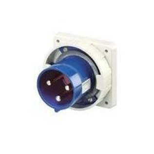 Socle connecteur semi encastré 3 pôles 125A - IP67