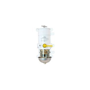 Separator pre-filter 900 single - clear bowl - flame arrestor - 341 L/h - 10µ