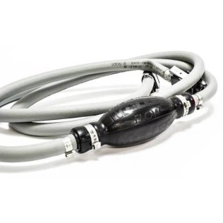 Universal fuel hose with primer bulb - ø10mm