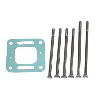 Kit montage coude d'echappement bloc-moteur GM