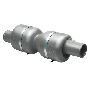 MV150 silencer - ø150 mm (with flap valve)