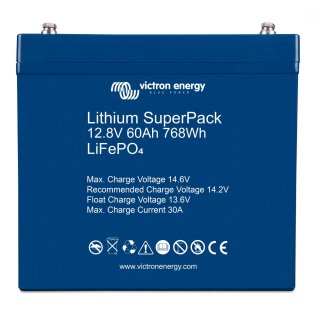 SuperPack lithium battery 12.8V/60Ah (M6)